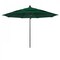 California Umbrella 11' Black Aluminum Market Patio Umbrella, Sunbrella Forest Green 194061333402 - alternate 1